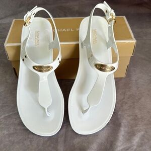 Michael Kors White Sandals